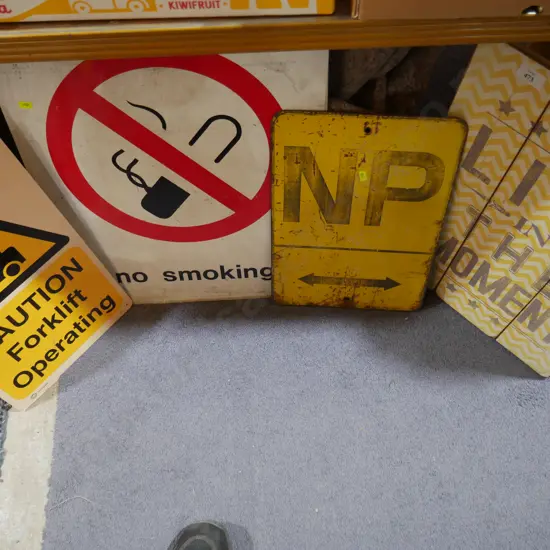 Assorted signs