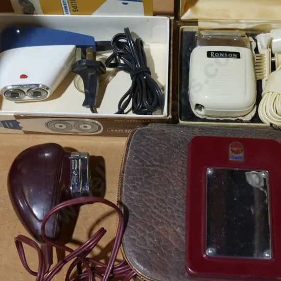 Vintage shavers and skillets