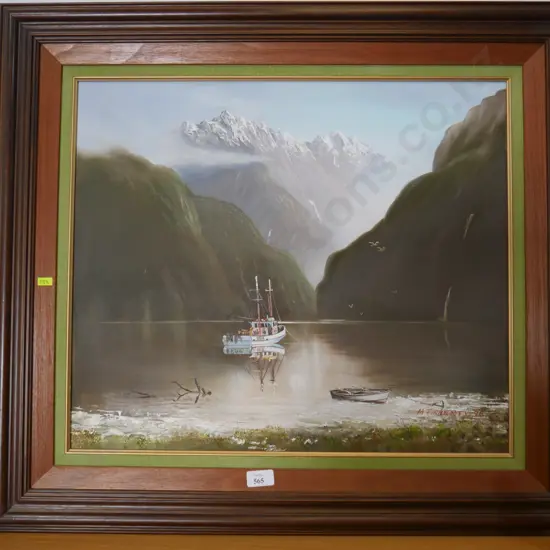 M Finnerty oil painting