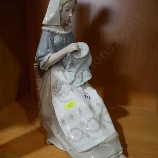 Lladro lady figurine