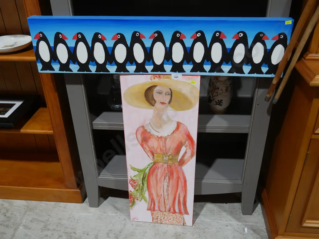 2 canvas artworks Image 1++