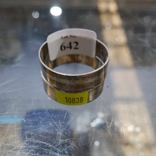 Sterling silver napkin rings