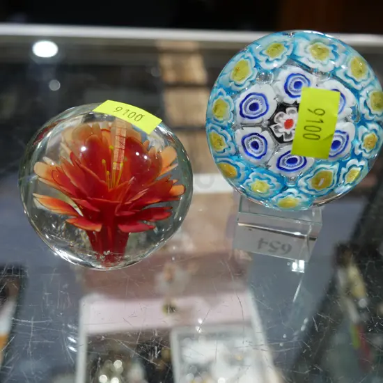 Two paper weights