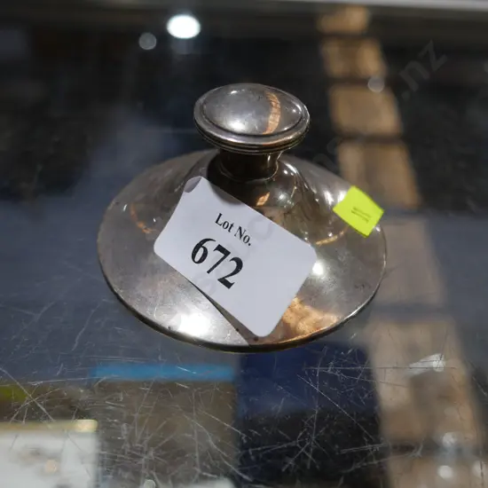 Sterling silver mirror