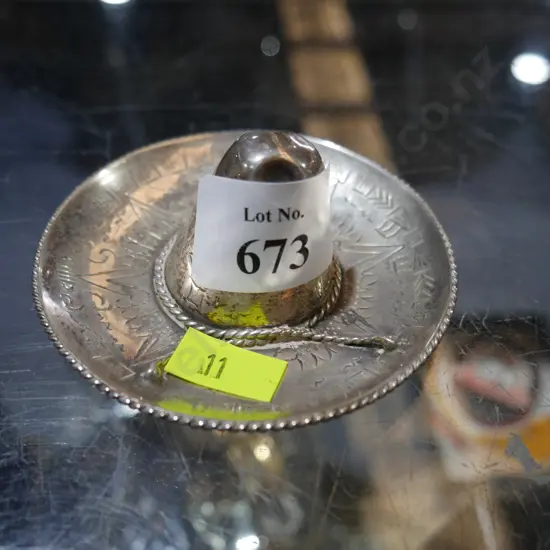 Silver Mexican hat