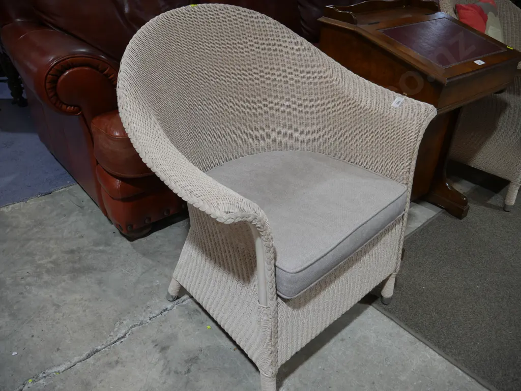 Pair of Vincent Sheppard wicker arm chairs Image 1++