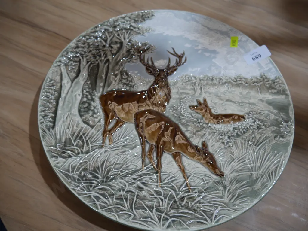 Deer wall plate Image 1++