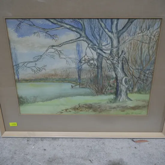 Watercolour landscape