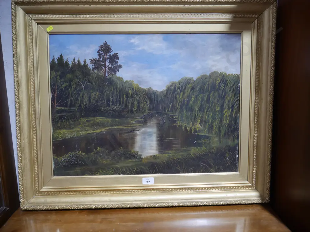 Gold framed landscape Image 1++