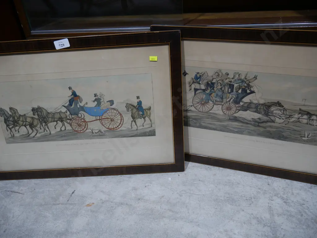 2 Victorian prints Image 1++