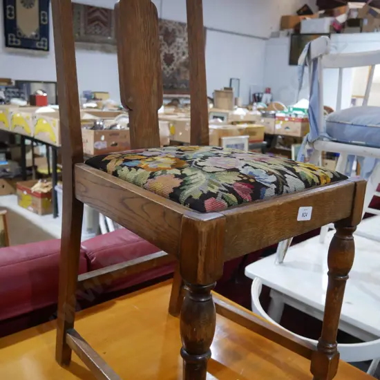 Tapestry top dining chair