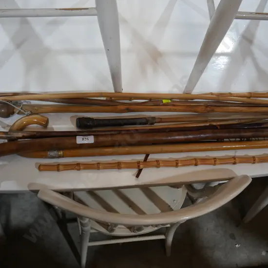 Assorted walking sticks