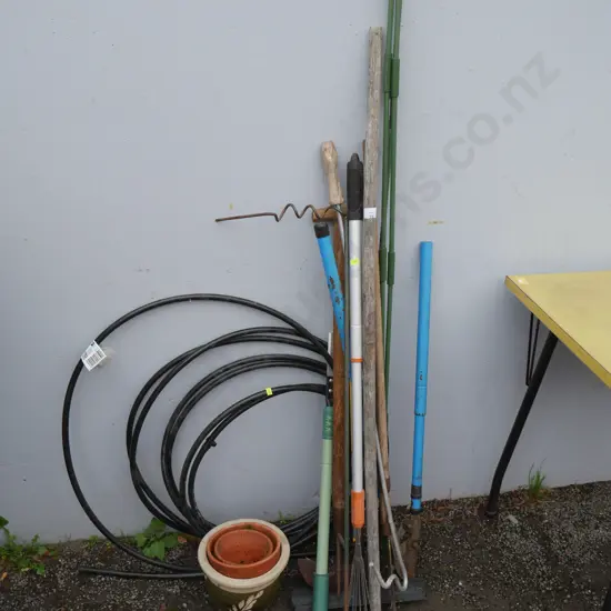 Garden tools etc