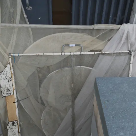 Whitebait set net and scoop net etc