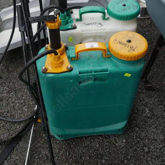 Two garden sprayers
