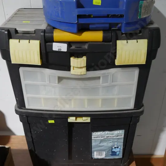 Tool box, snow chains