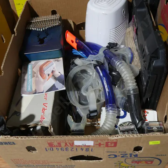 Mask and snorkels etc