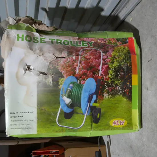 Trolley hose reel