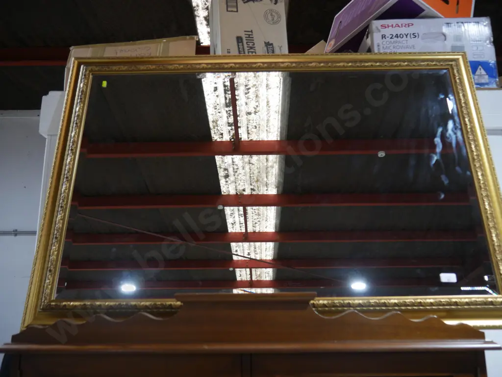 Gilt framed mirror Image 1++