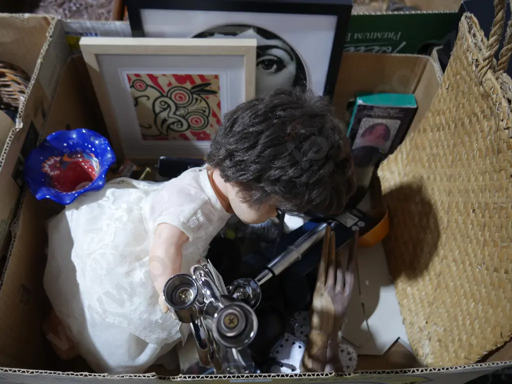 Doll, candlestick holder, ornaments etc Image 1++