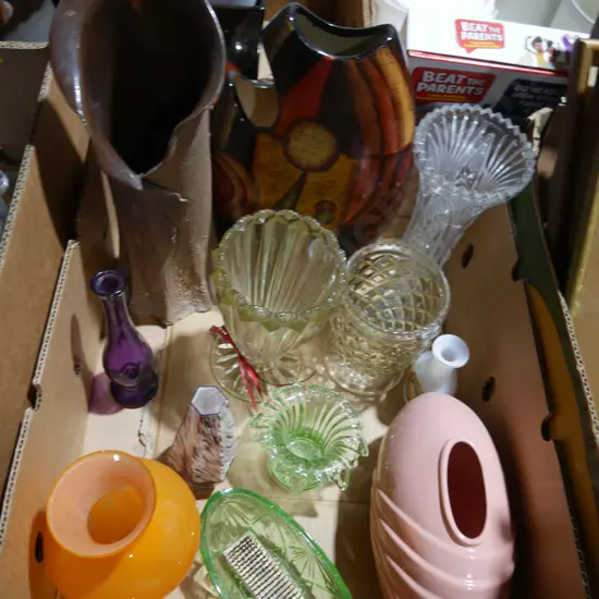 Assorted vases