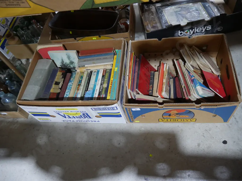 Two boxes of books Image 1++