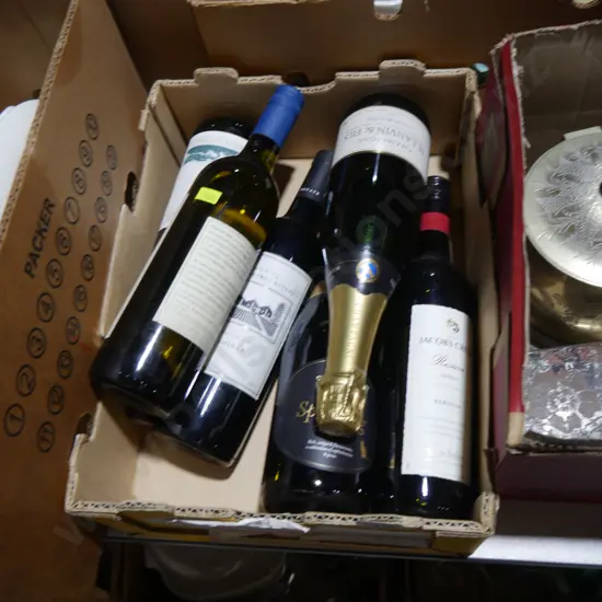 Assorted wine bottles