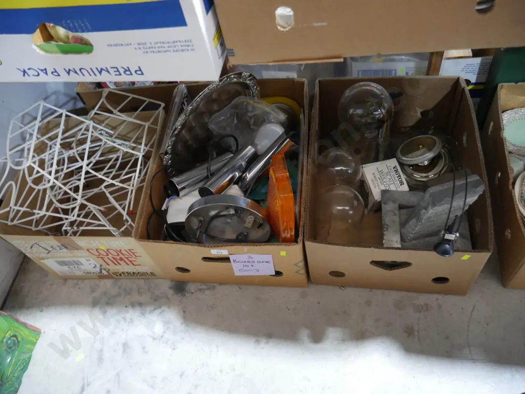 Three boxes of sundries Image 1++