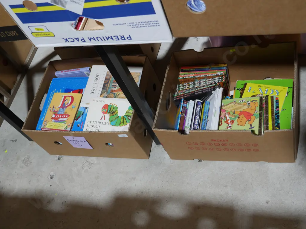 Two boxes of children's books Image 1++
