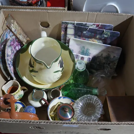 China, glassware etc