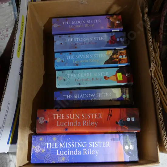 Box of paperbacks