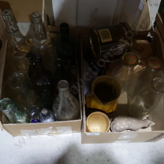Two boxes of bottles