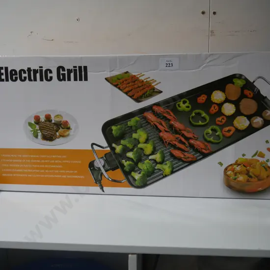 New electric grill