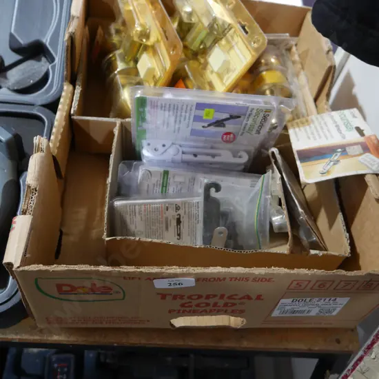 Door handles, window stays