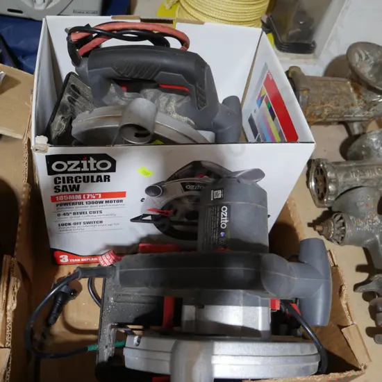 2 ozito circular saws