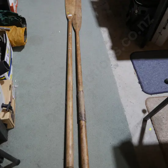 Two oars