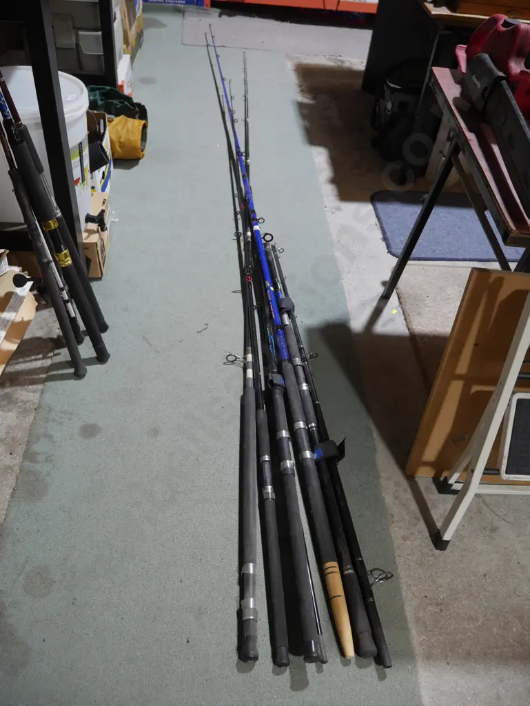 Assorted fishing rods Image 1++