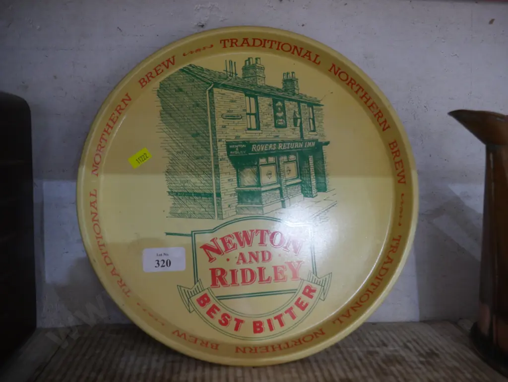 Newton & Ridley beer tray Image 1++