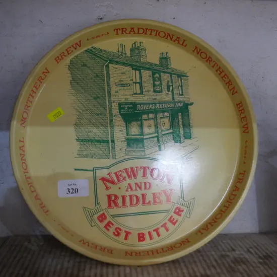 Newton & Ridley beer tray