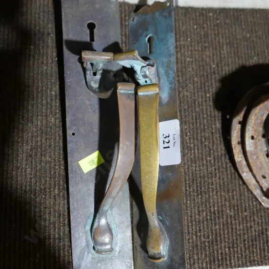 Pair of door handles