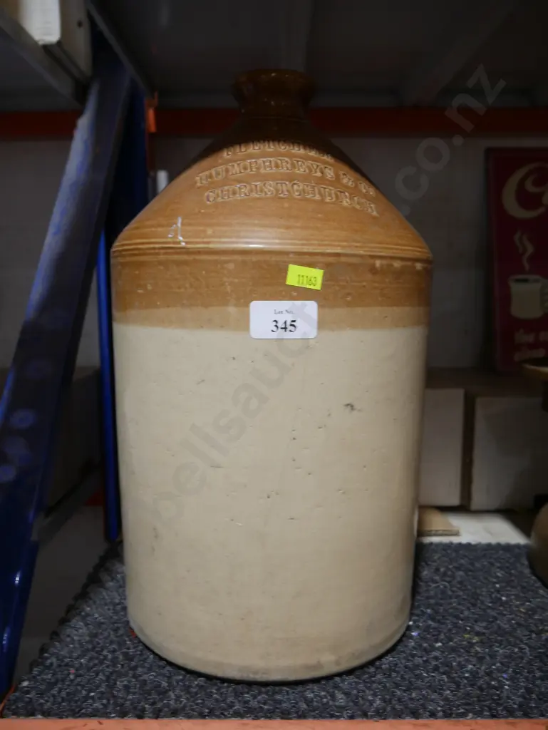 Fletcher Humphreys & co Christchurch pottery jar Image 1++