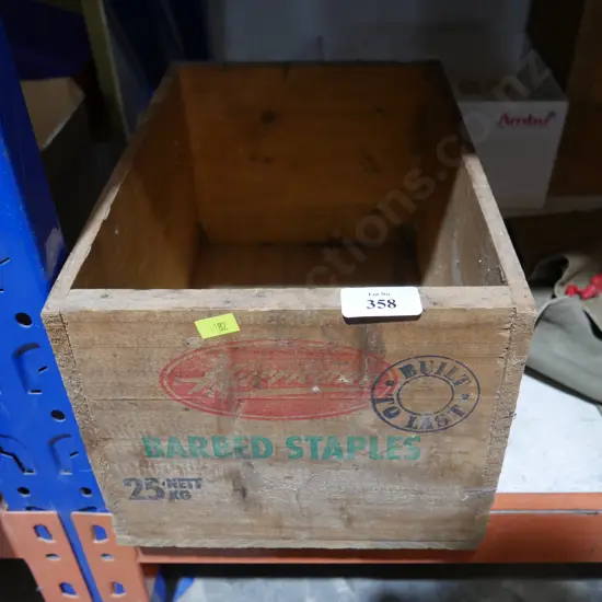 Hurricane wooden box