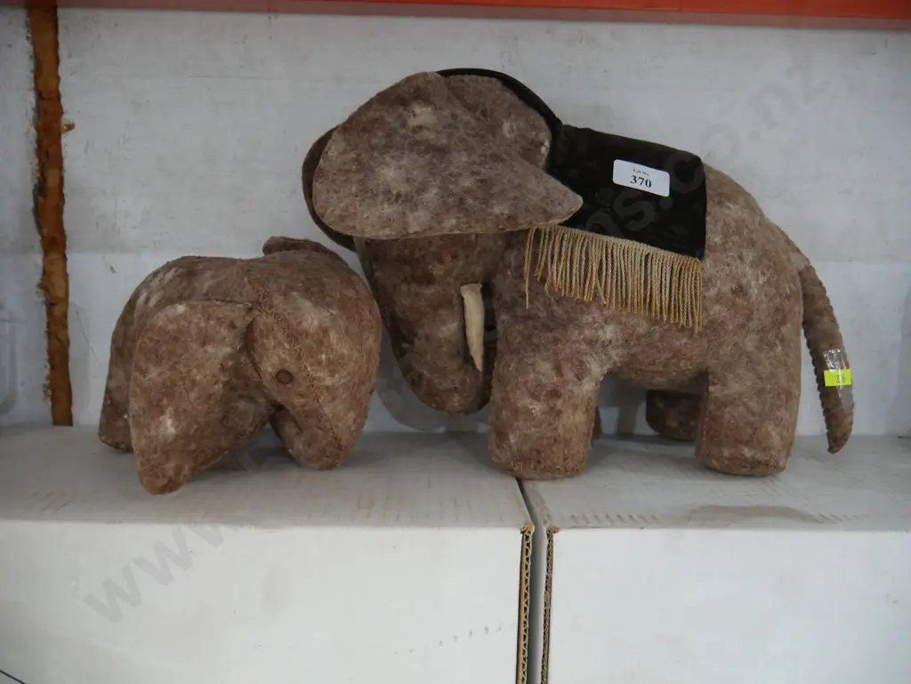 2 felt elephants Image 1++