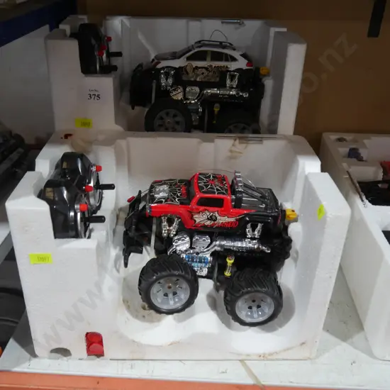 2 RC monster trucks