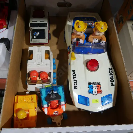 Vintage toy vehicles