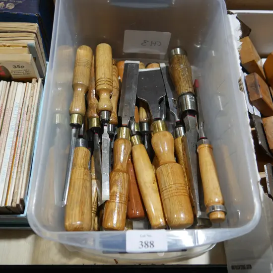 Assorted chisels