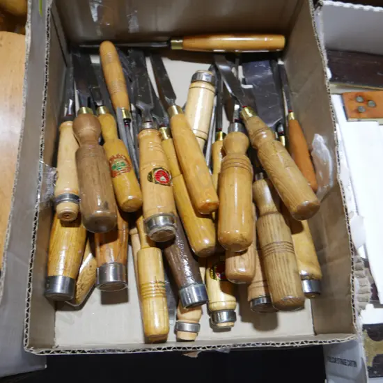 Assorted chisels