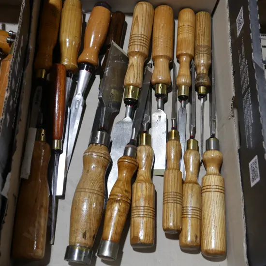 Assorted chisels