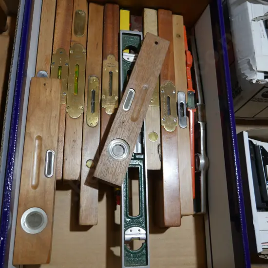 Assorted vintage levels