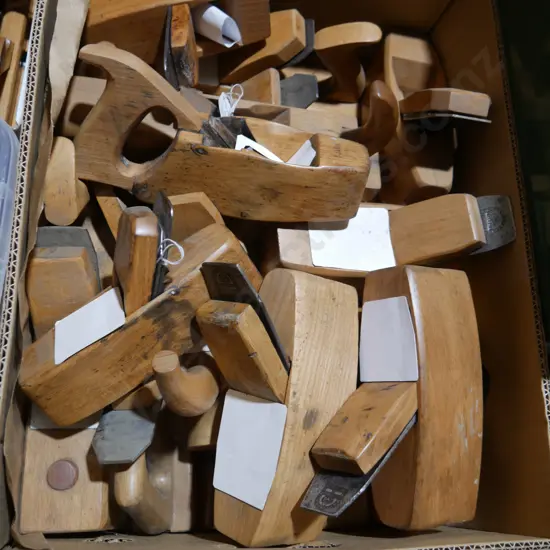 Box of wood planes